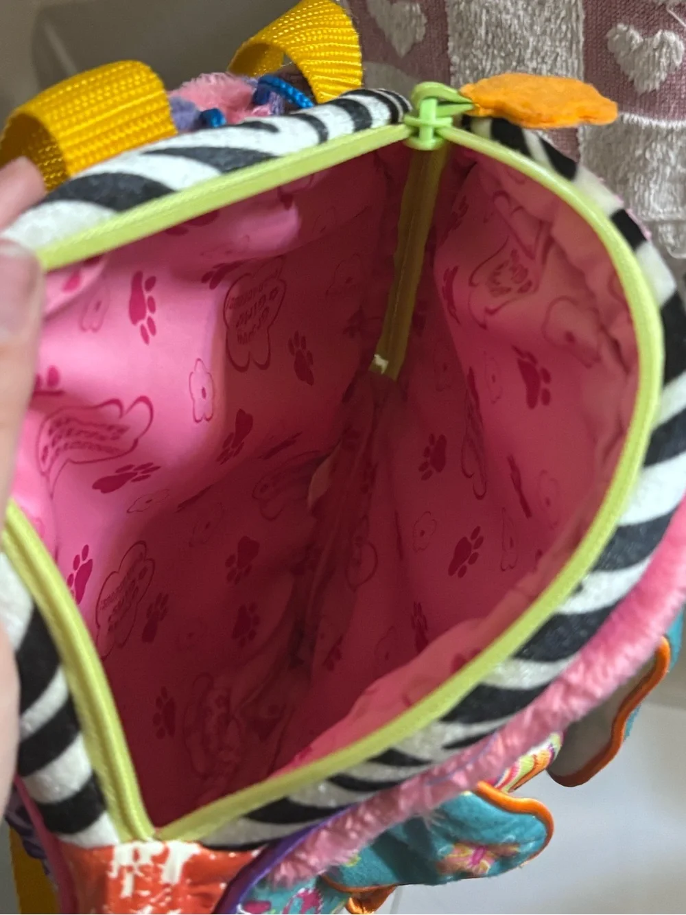 Y2k Groovy Girls Pink & Teal Kids Backpack by Raceous